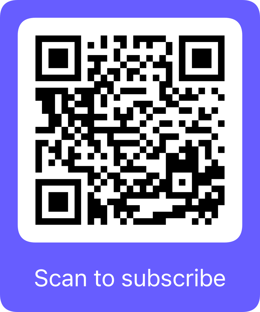 Código QR oficial para suscribirse con Stripe